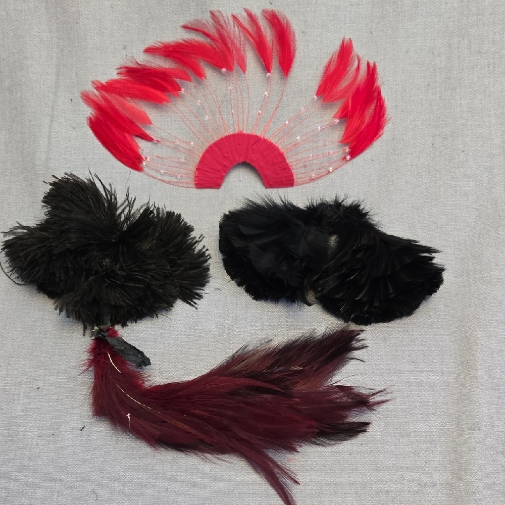 Colorful Feather Accessory Set - Picture 5 of 6